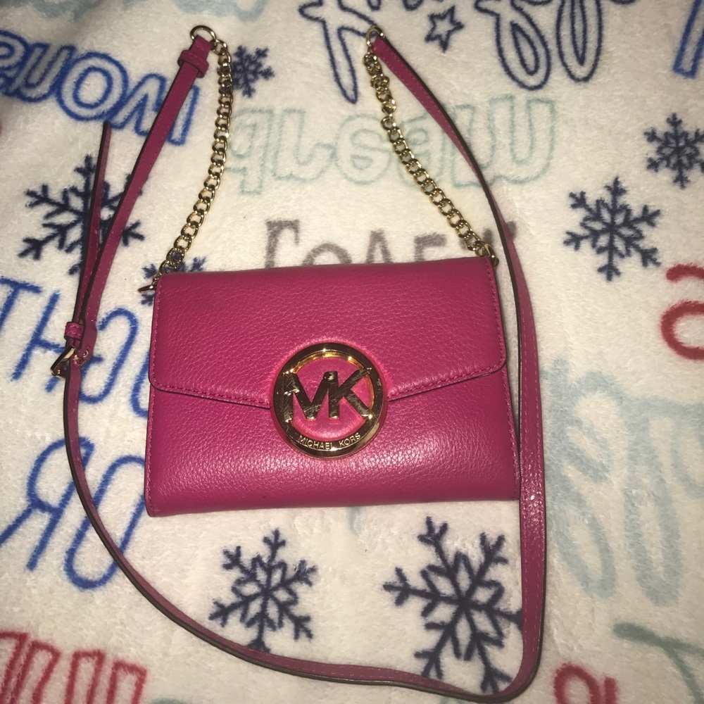 Pink & gold Michael kors
