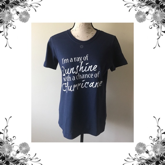 Navy 'Hurricane' Tee - Picture 5 of 6