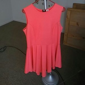 Plus Size Hot Pink Prom/Party Dress