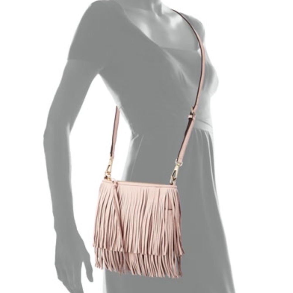 Rebecca Minkoff Light Pink Fringe Bag-NWOT