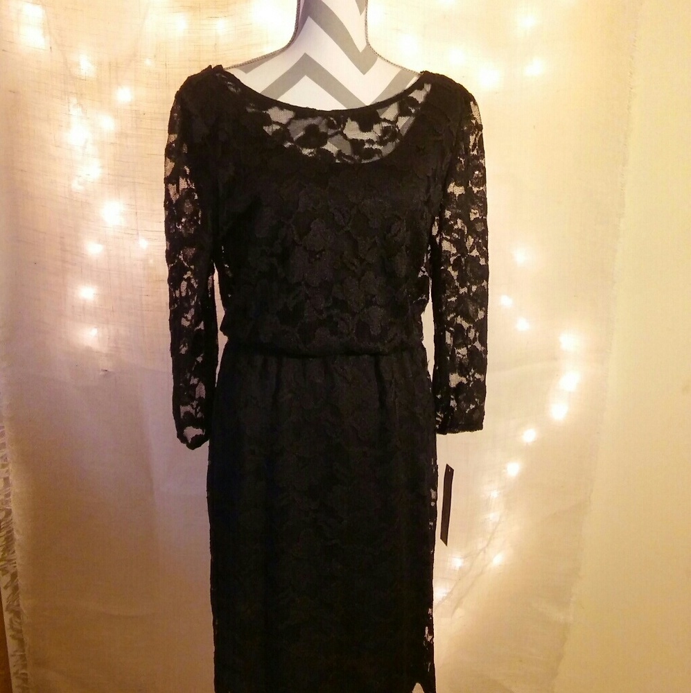 Black Lace Dress