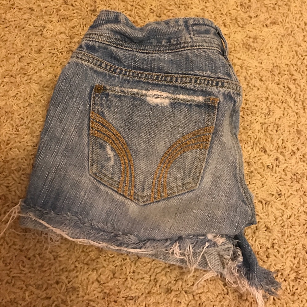 Hollister jean shorts