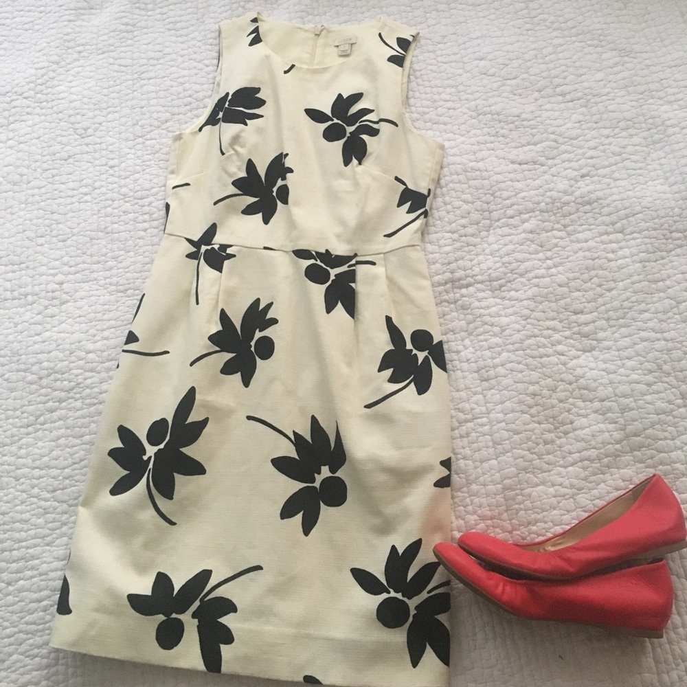 J. Crew cotton shift dress