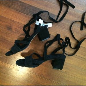 Gap suede lace up sandals