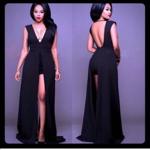 Gorgeous Black short jumpsuit