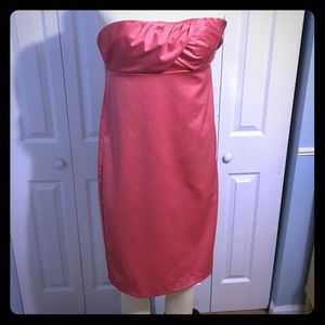 The Limited Coral Satin Dress