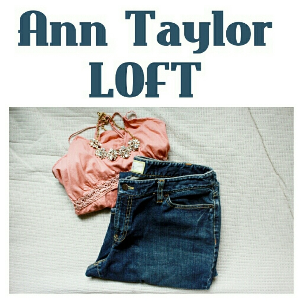 LOWEST Ann Taylor Loft Jeans "Curvy Boot"