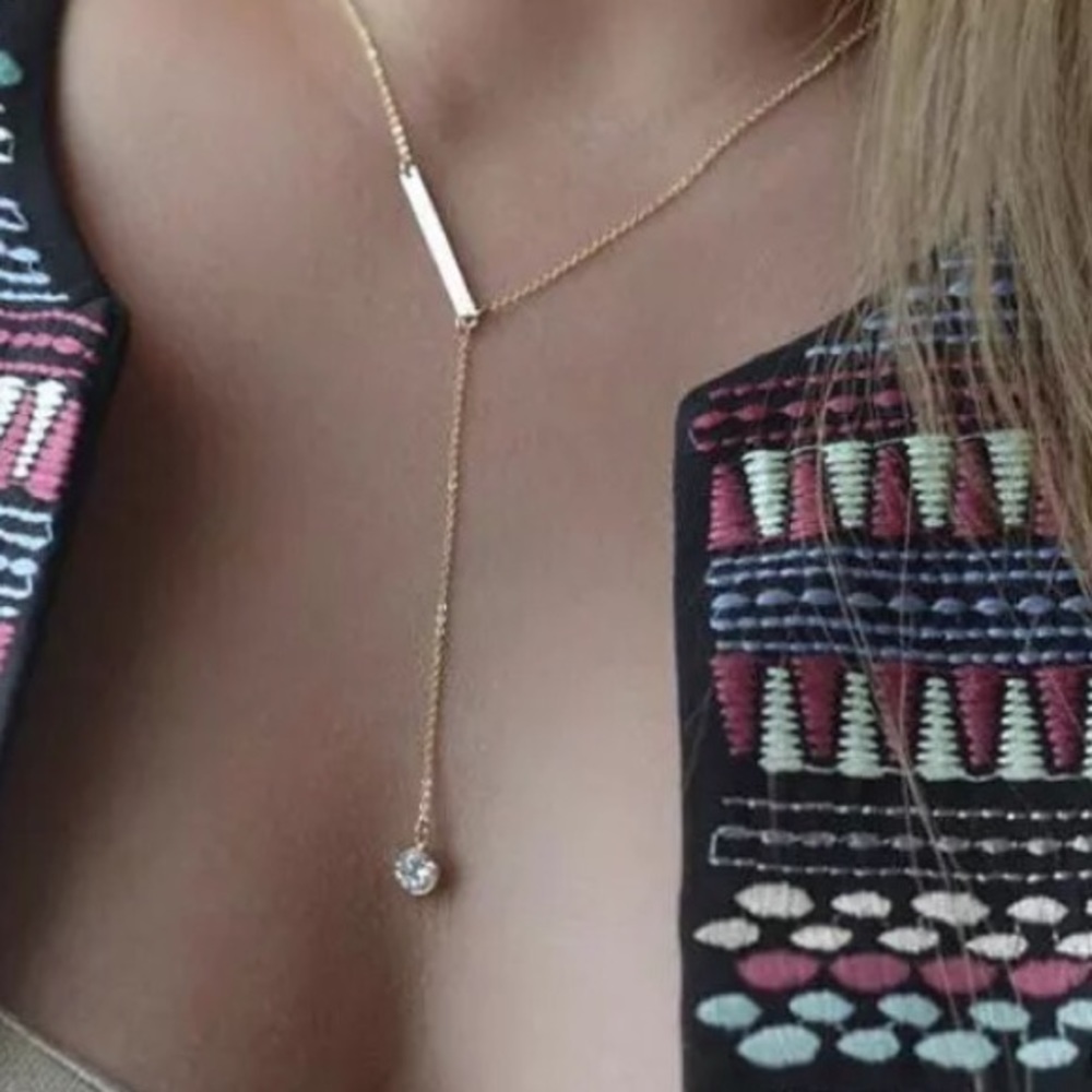 Jewel drop necklace 💎FREE💎 with purchase