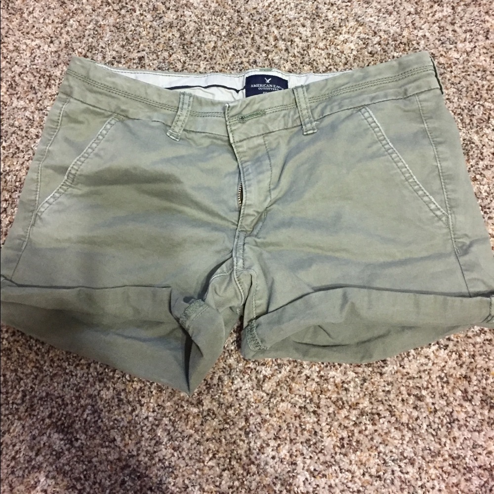 Hunter green shorts