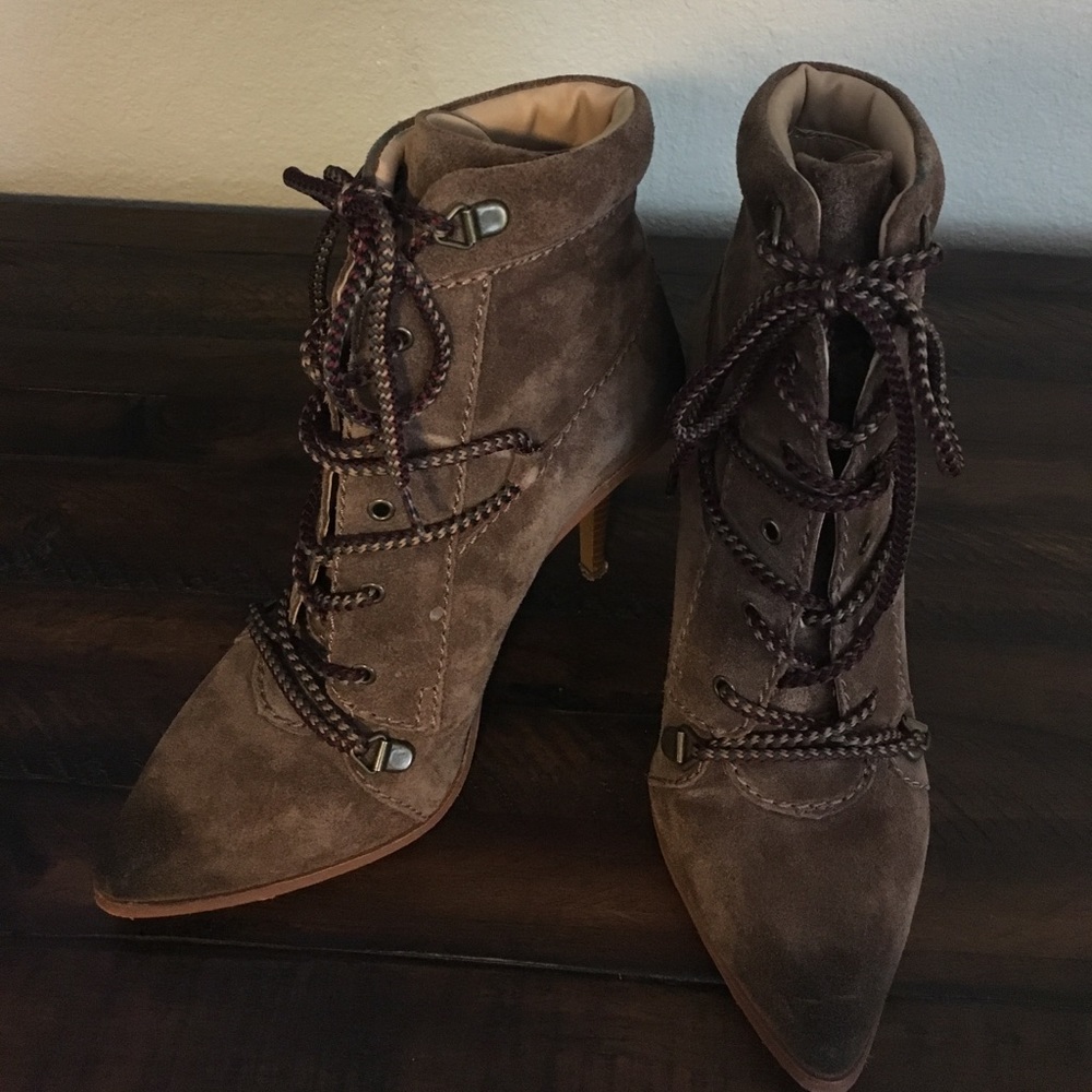 Joe's Jeans suede ankle bootie