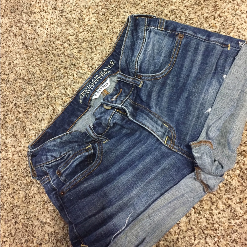 America eagle jean shorts