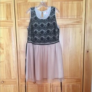 Modcloth Moon Lace & Tulle Dress