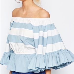 Boohoo ruffle shirt from ASOS!