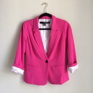 Hot pink blazer