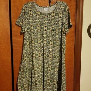 LuLaRoe Carly Dress Size Large