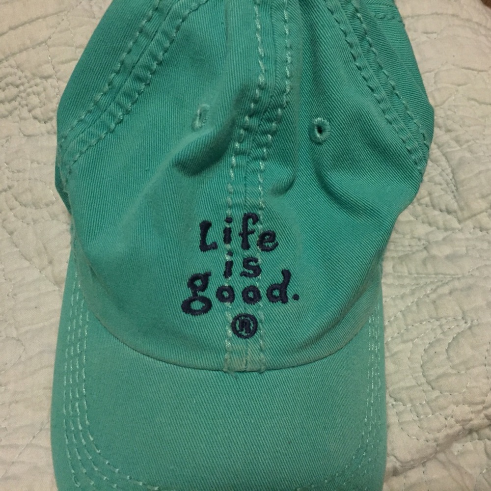 Life is Good Teal Chill Cap