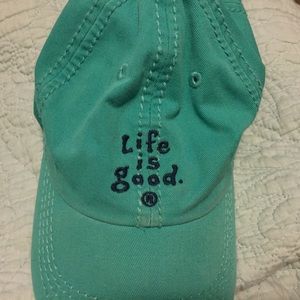 Life is Good Teal Chill Cap