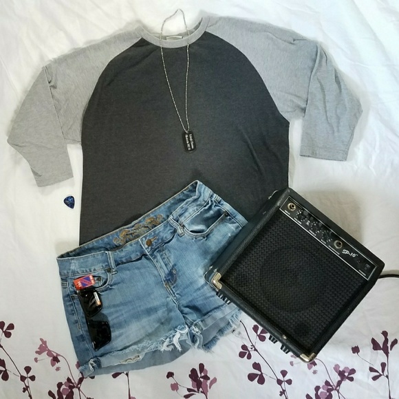 Baseball Style 3/4 Sleeve Tee - Picture 1 of 1