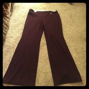 Burgundy boot cut work slacks