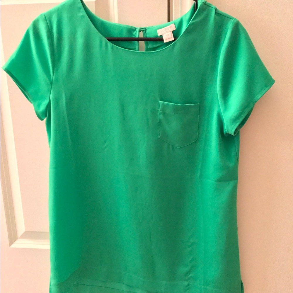 J.Crew silk t-shirt