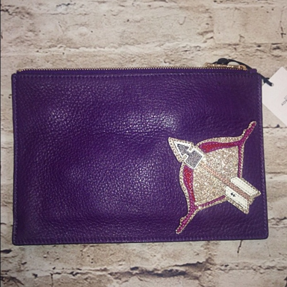 DVF Diane Von Furstenberg Zodiac Pouch Clutch NWT