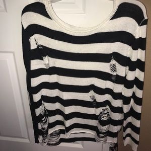 striped sweater