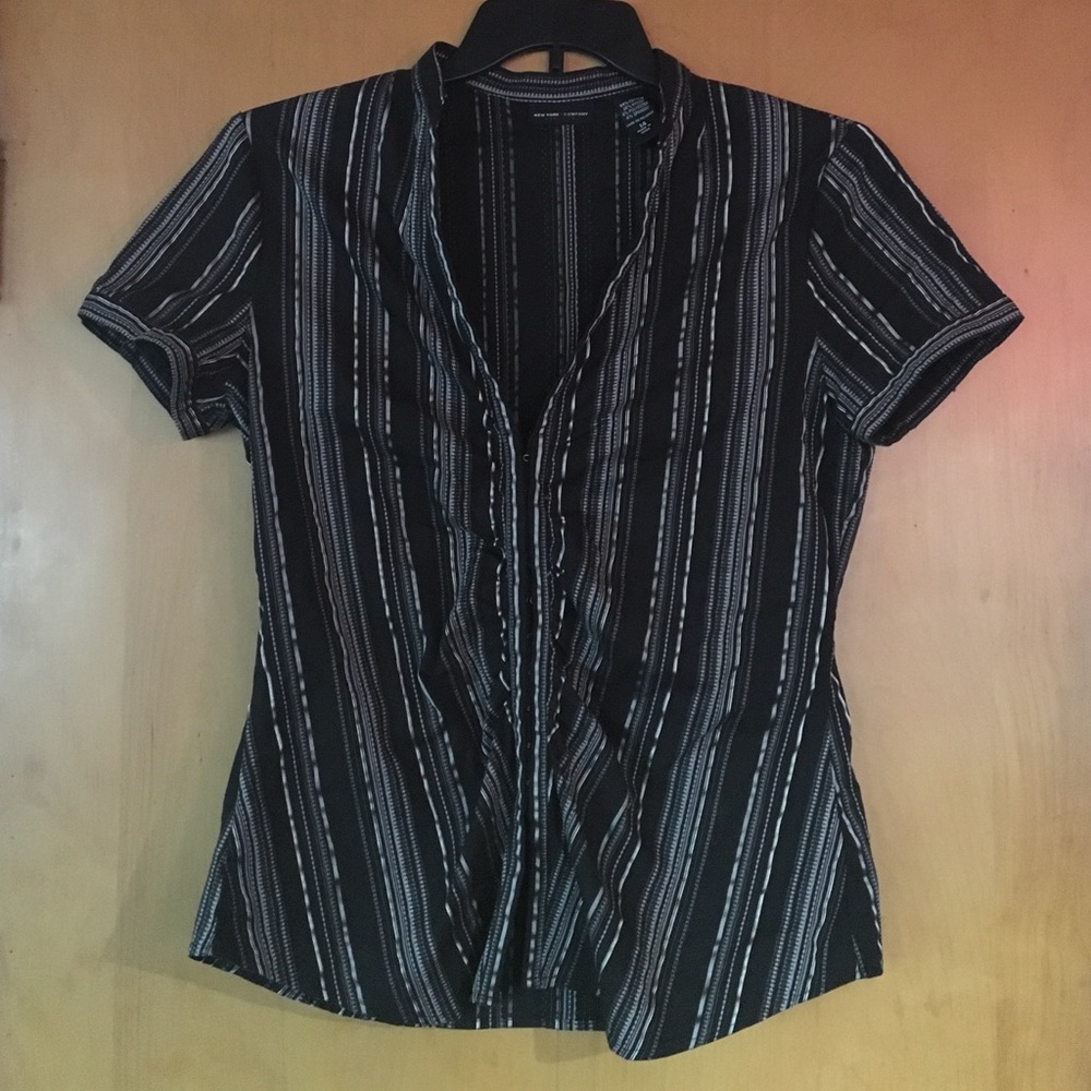 Pinstripe Dress Top
