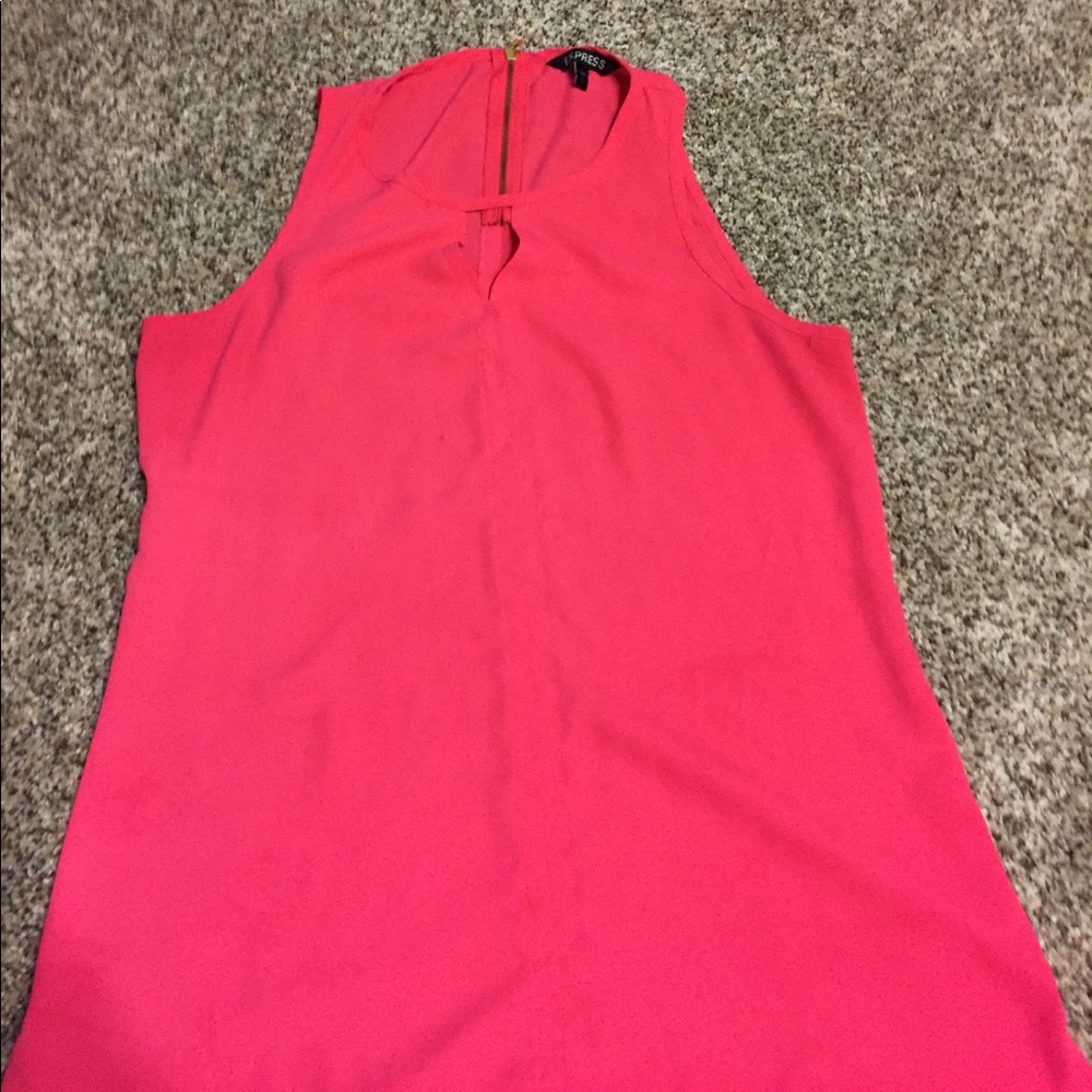Express pink tank top
