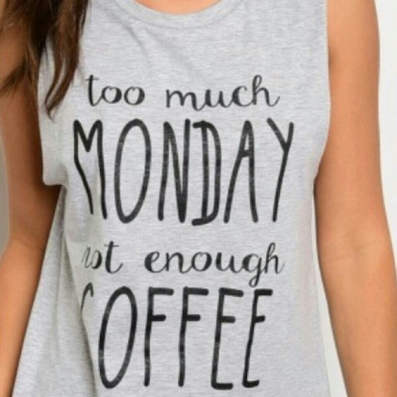 ✨HP✨MONDAY COFFEE TANK - Picture 4 of 4