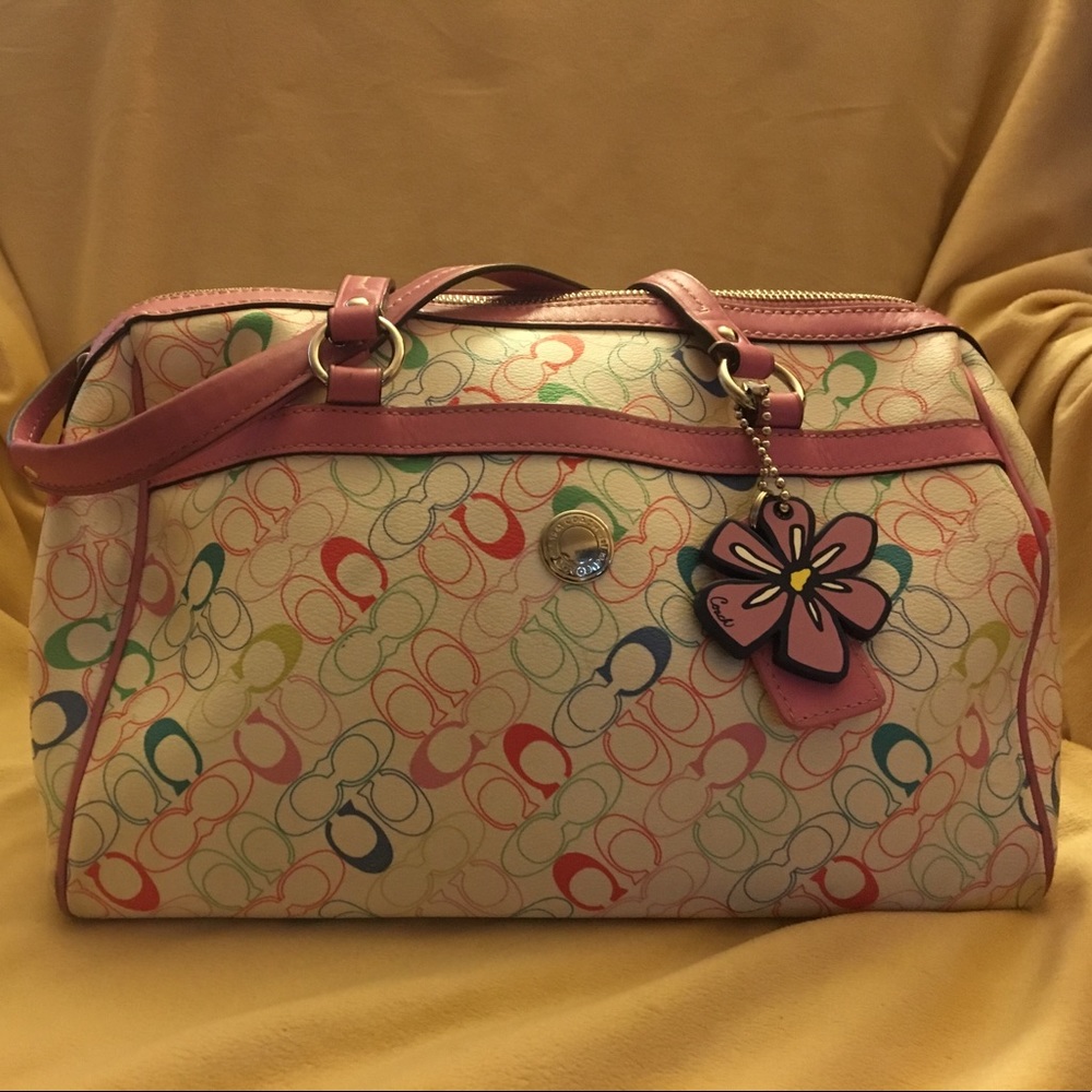 Pink Coach Handbag