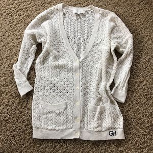 Gilly Hick's Ivory Cardigan