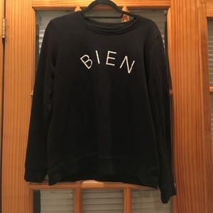 Madewell Black "Bien Fait" Sweatshirt