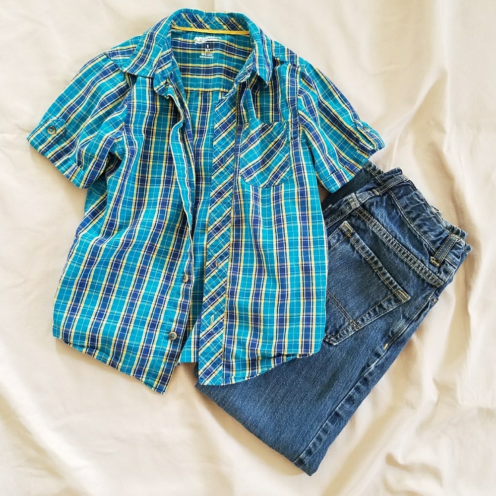 Boys Arizona Short Sleeve Button Shirt