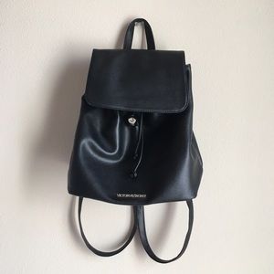 Small leather backpack