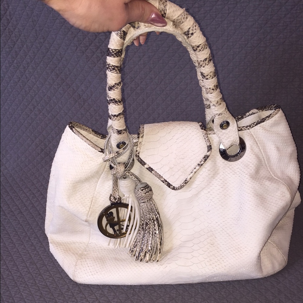Henri Bendel python satchel