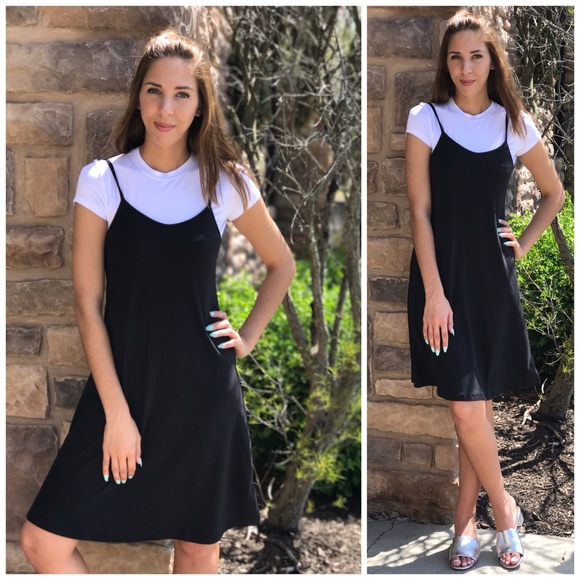 Threads & Trends Dresses & Skirts - The Weekender 2 Piece T-Shirt Slip Dress