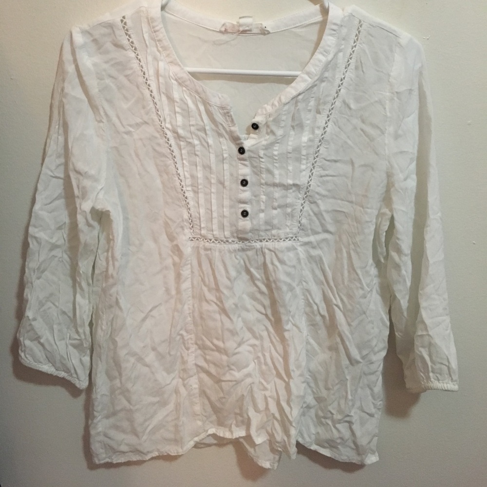 White peasant blouse