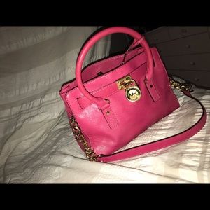 hot pink Michale Kors bag