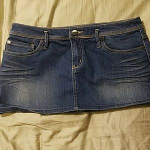 jean skirt
