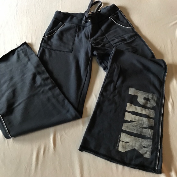 PINK Victoria's Secret Pants - PINK navy blue sweats