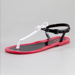 Fendi Jelly Flat Thong Sandal
