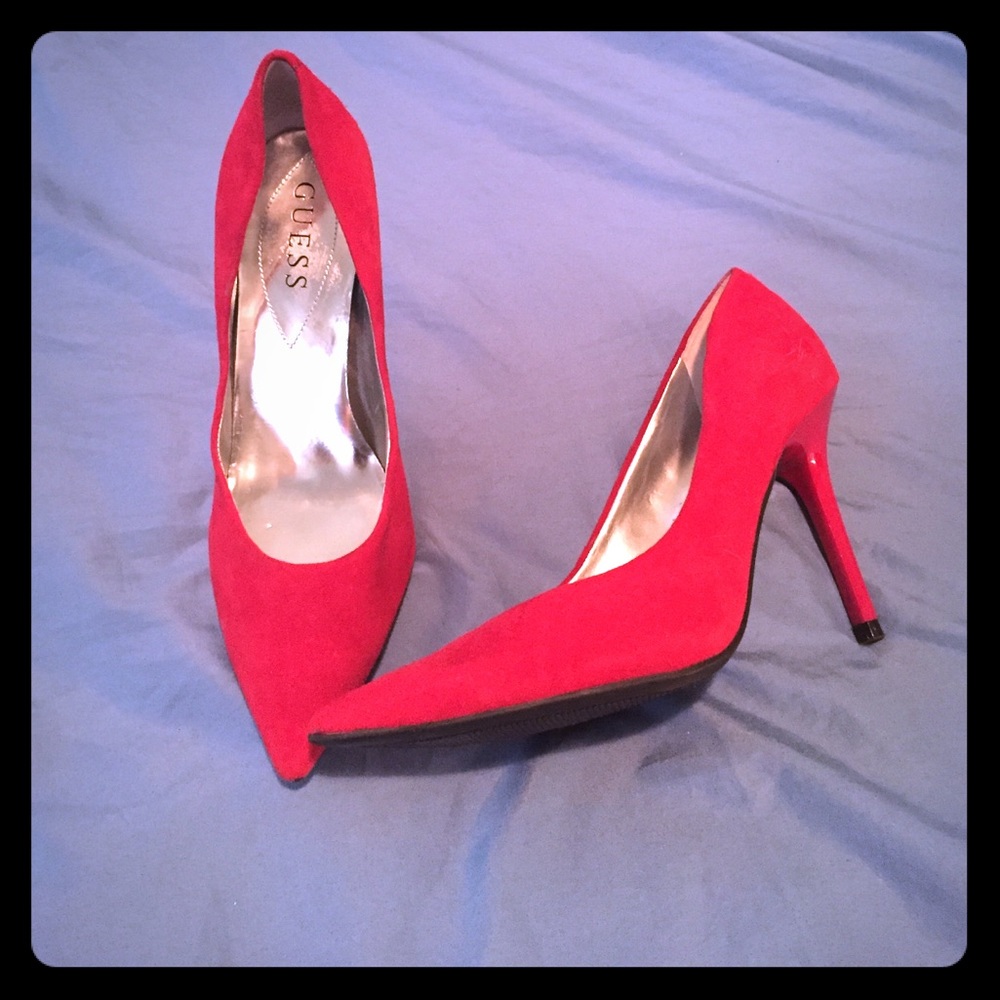 Guess Red Heels