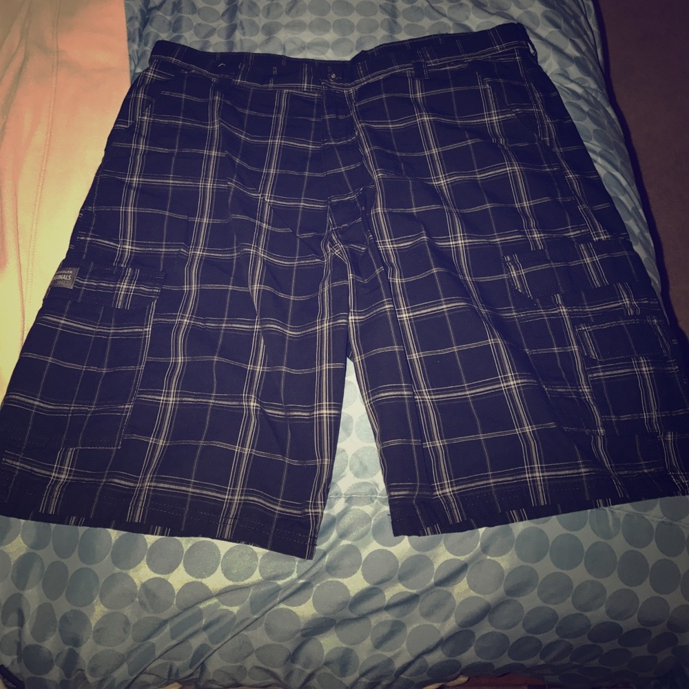 Wrangler Black Cargo Shorts Waist 40