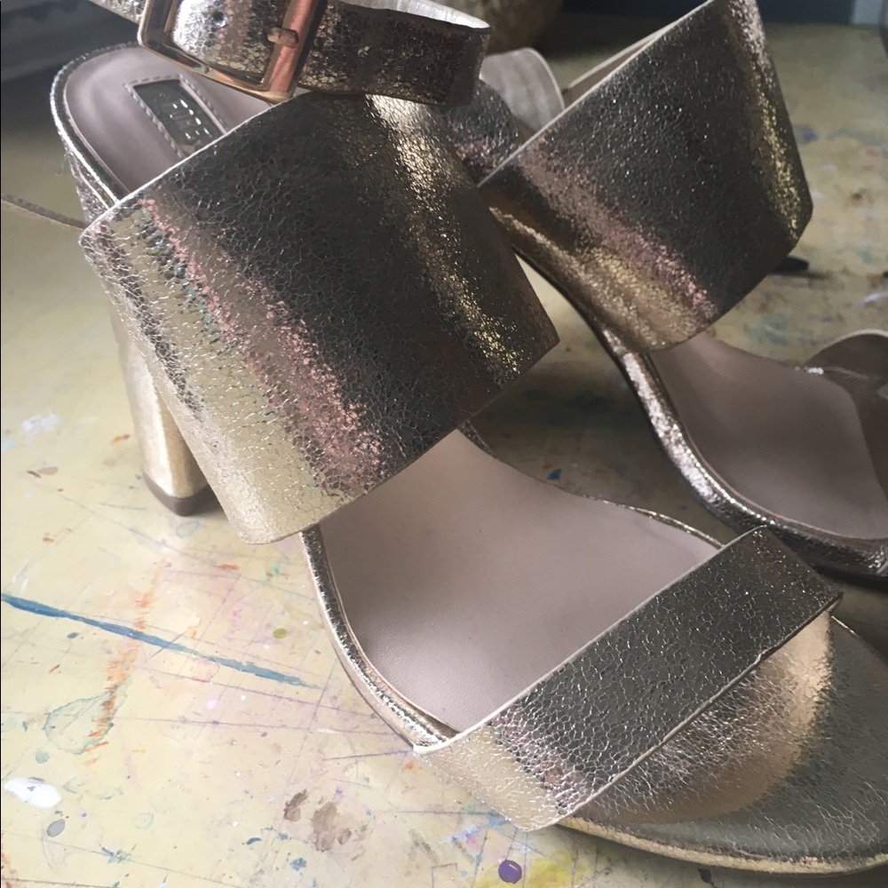Forever 21 gold party shoes