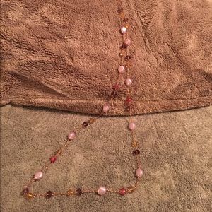 Rose gold necklace