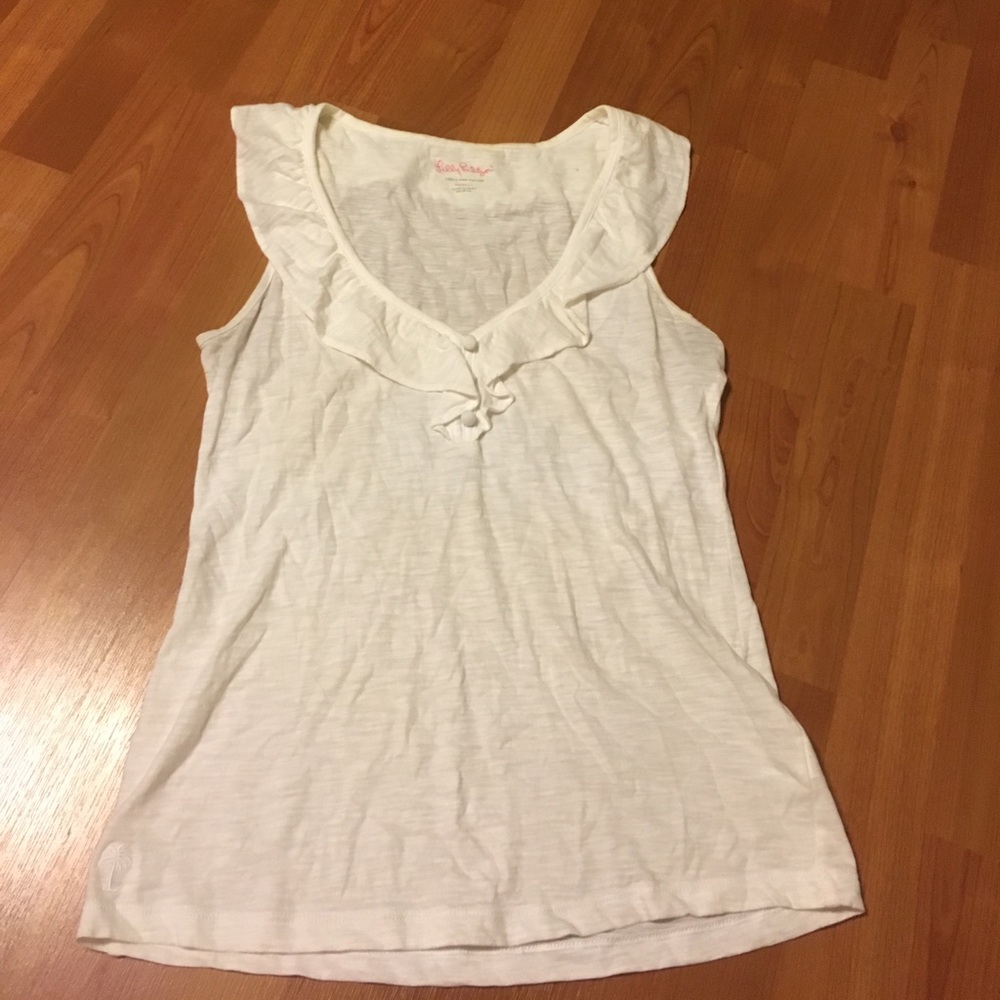 White Lilly Pulitzer Tank