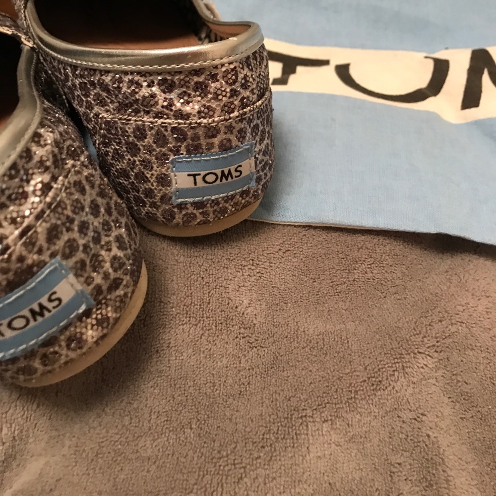 TOMS Glitter Flats
