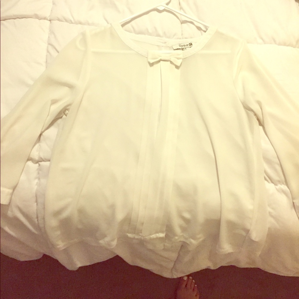 Forever21 sheer blouse