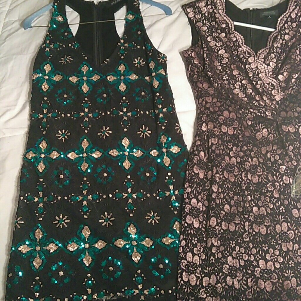 Sequence Dress!!! Teal and black