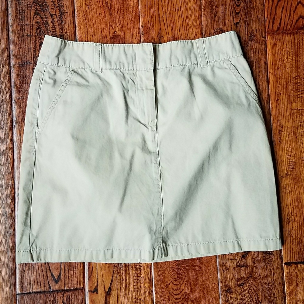 Jcrew classic khaki mini